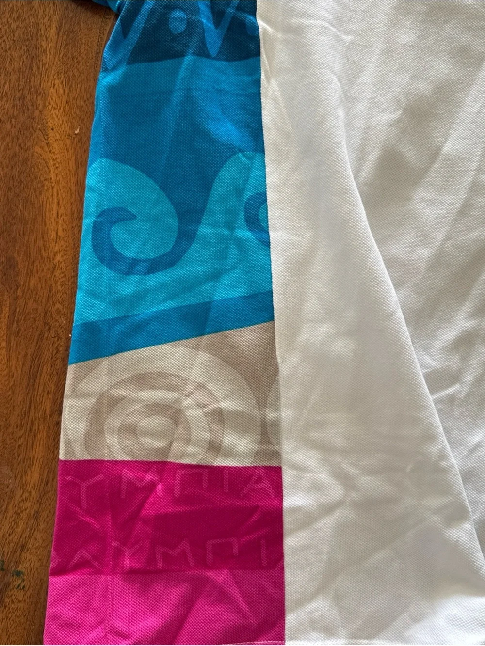 White Multicolor Athens 2004 Olympic Polo Shirt NWT